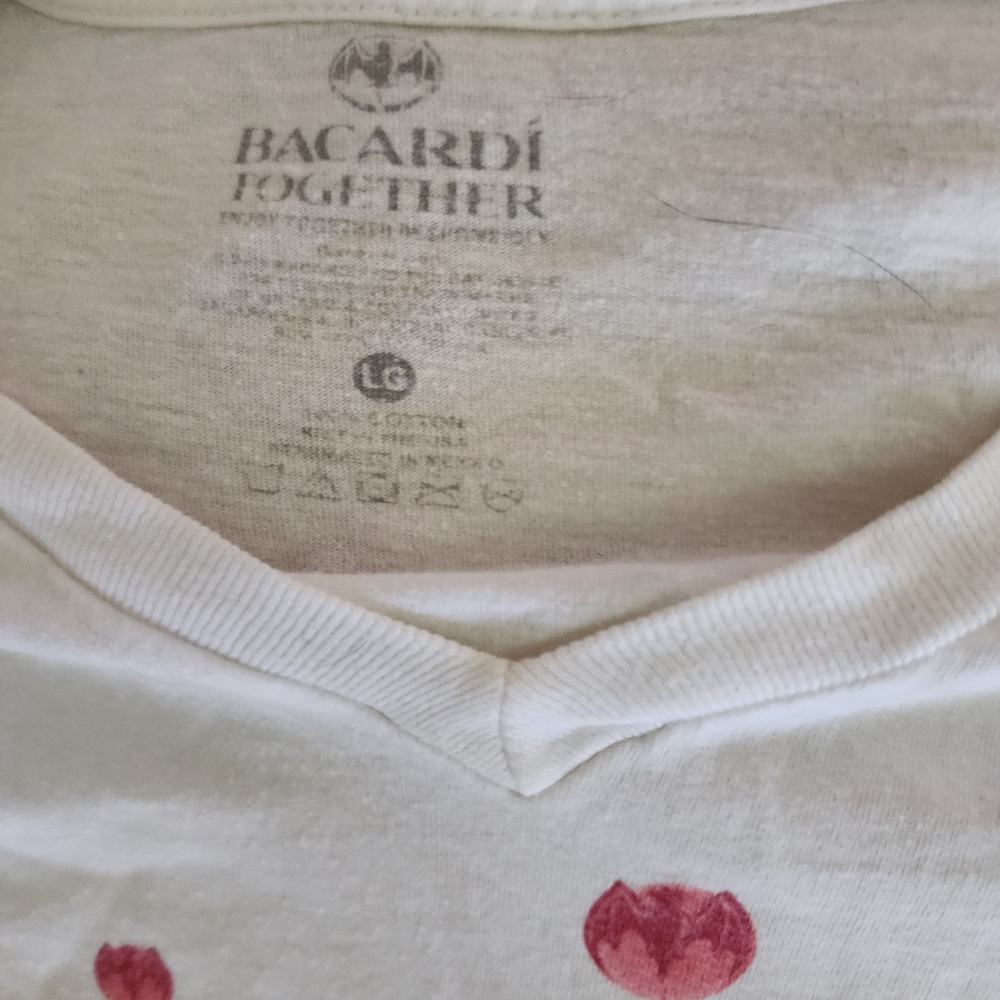 Bacardi White Short Sleeve Tee - Picture 4 of 4